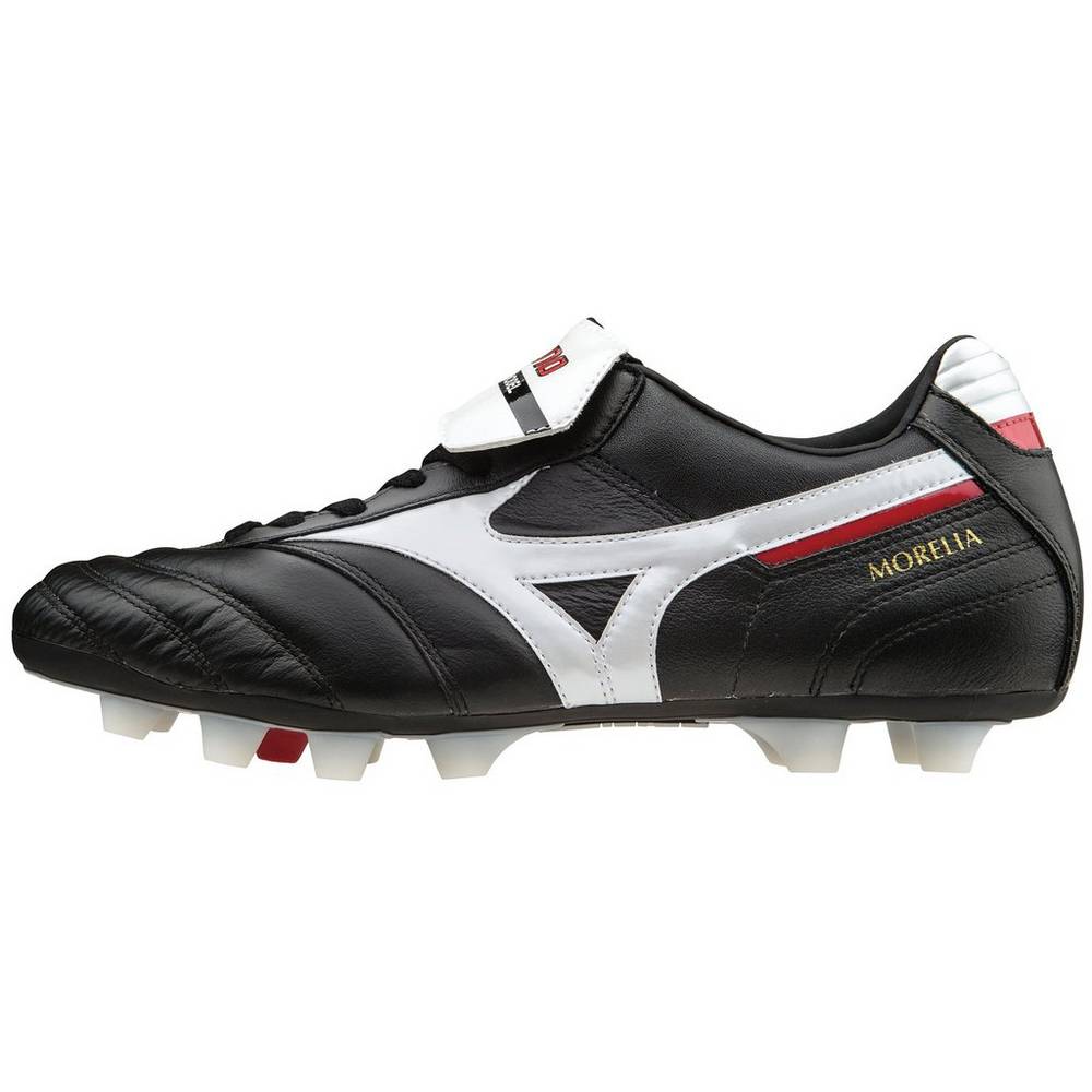 Mizuno Men's Morelia II Made in Japan Soccer Cleats Black/White (540136-KBJ)